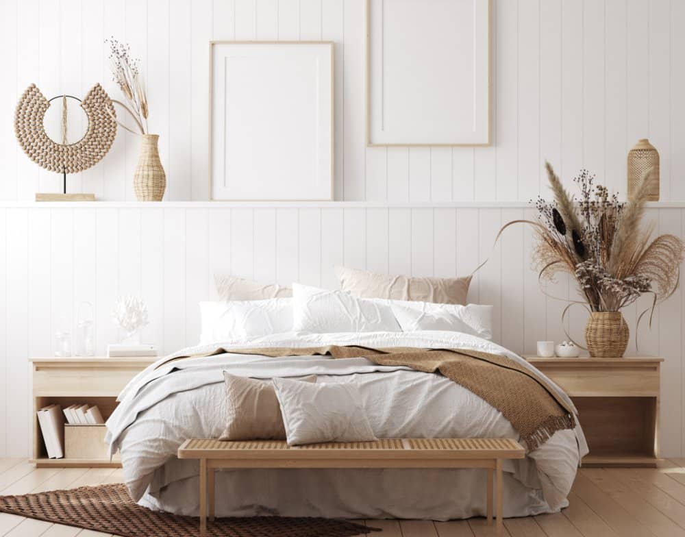 Últimas tendencias en decoración de dormitorios de matrimonio texturas