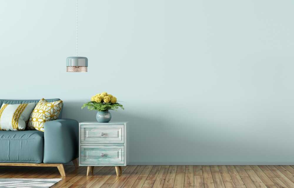 Cómo combinar el color turquesa en paredes mueble

