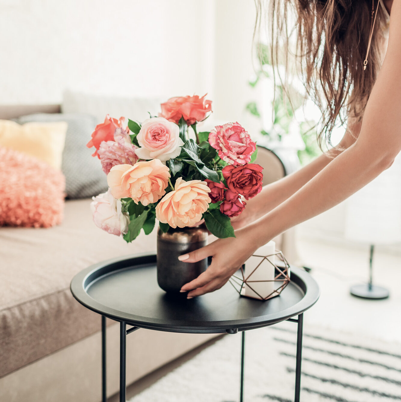 Flores para la decoración de primavera